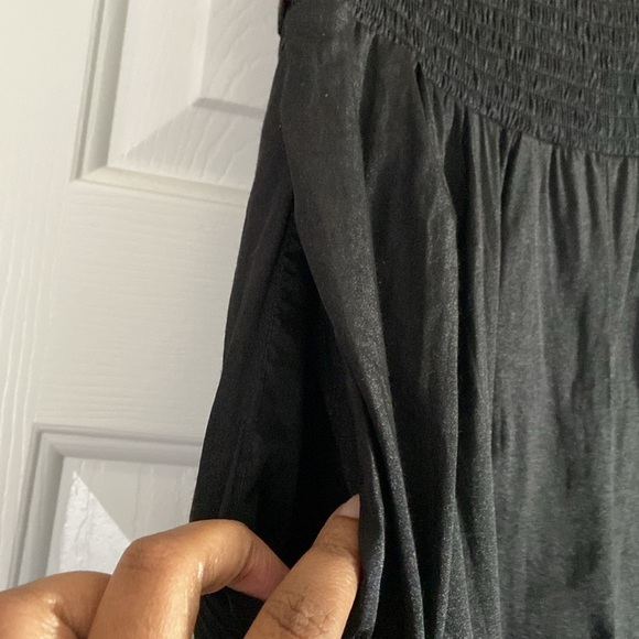 Twentyone Black Strapless Ruffle Smocked Jumpsuit Size Medium - Picture 6 of 7